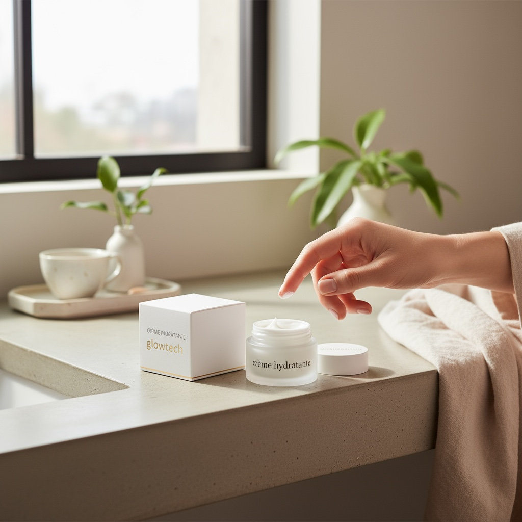 Glowtech™ - Crème hydratante pour votre SKINECARE