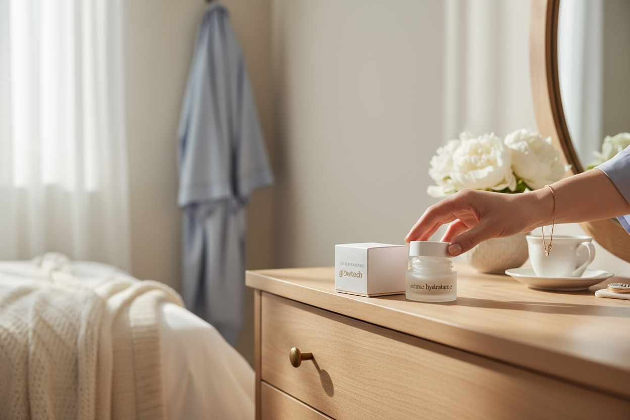 Glowtech™ - Crème hydratante pour votre SKINECARE