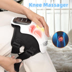 GlowTech France - Intelligent Home Use Electric Intelligent Kneading Heating Knee Massager Rechargeable Pain Relief Infrared Laser Vibration Knee Massager