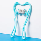 GlowTech France - Multifunctional Manual Six-wheel Neck Massager Massage Relieve Roller Massage Tool